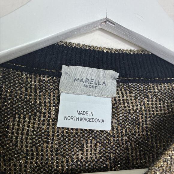 Marella Metallic Threaded Cheetah Sweater - Picture 8 of 8